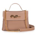 Bolsa Feminina Nova Crescente Elegante Pequena Tira Colo e Mão Luxo Moderna Corrente Tendencia Gaby Show